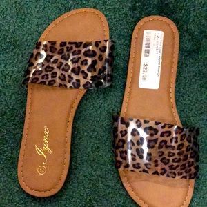 Leopard Slide on Shoes